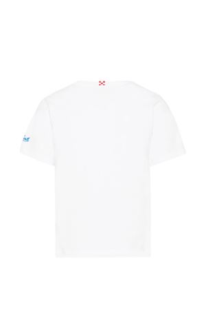 Denver Jr. T-shirt in pure white cotton jersey SAINT BARTH KIDS | DNV000101950L
